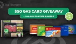 Wahlburgers at Home Gas Card Giveaway