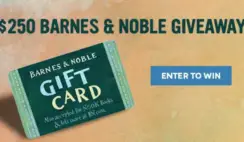 Barnes and Noble Gift Card Giveaway