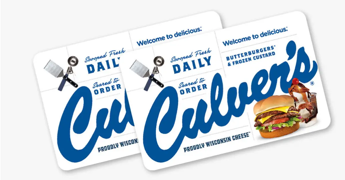 Culvers State Your Flavor Sweepstakes