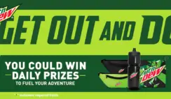 MTN DEW Lake Life Sweepstakes and Instant Win Game