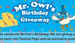 Mr Owls Birthday Giveaway