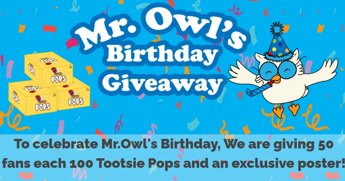 Mr Owls Birthday Giveaway