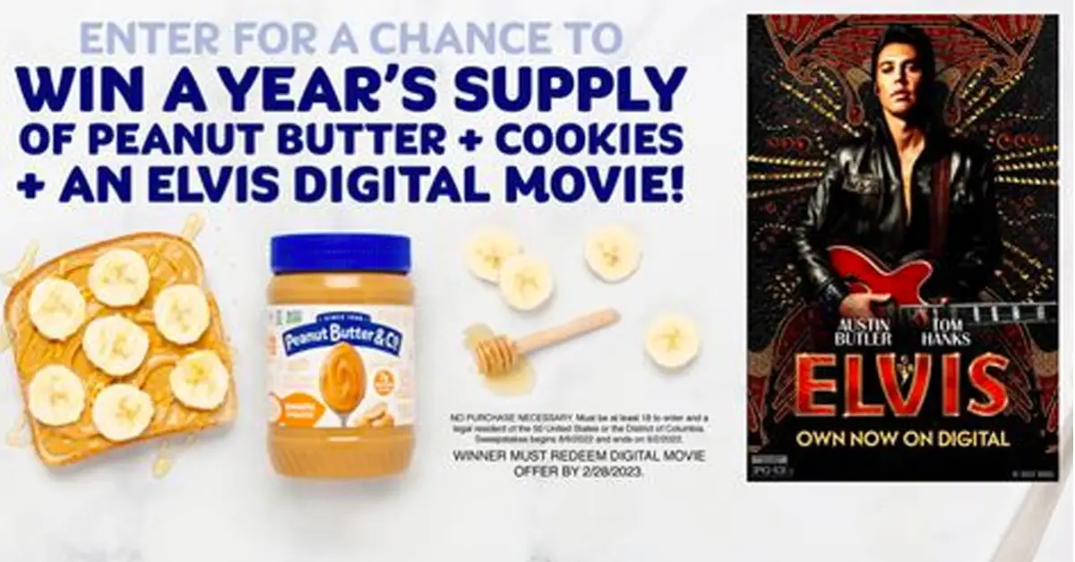 Peanut Butter and Co and ELVIS Digital Movie Sweepstakes