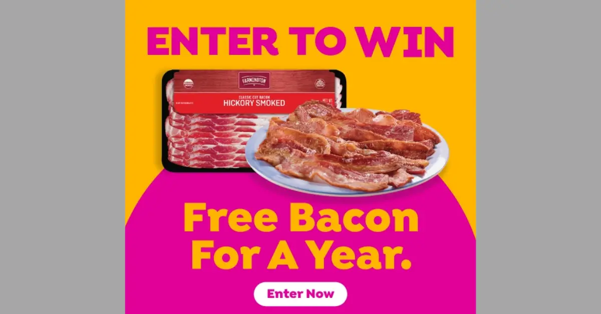 The Save A Lot 2022 Free Bacon for a Year Online Sweepstakes