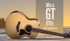 The Taylor Guitars GT 811e and TaylorSense Sweepstake