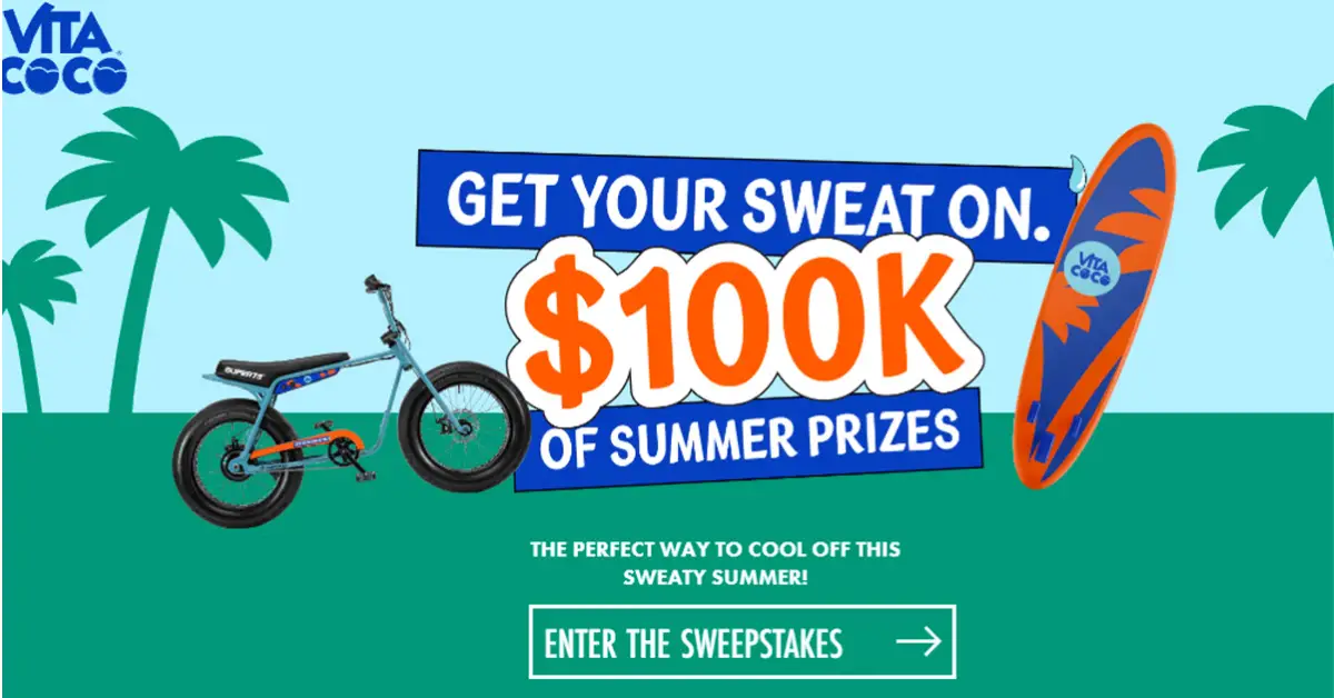 The Vita Coco Made for Sweaty People Sweepstakes