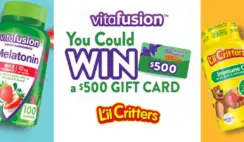 Vitafusion and Lil Critters $500 Gift Card Giveaway