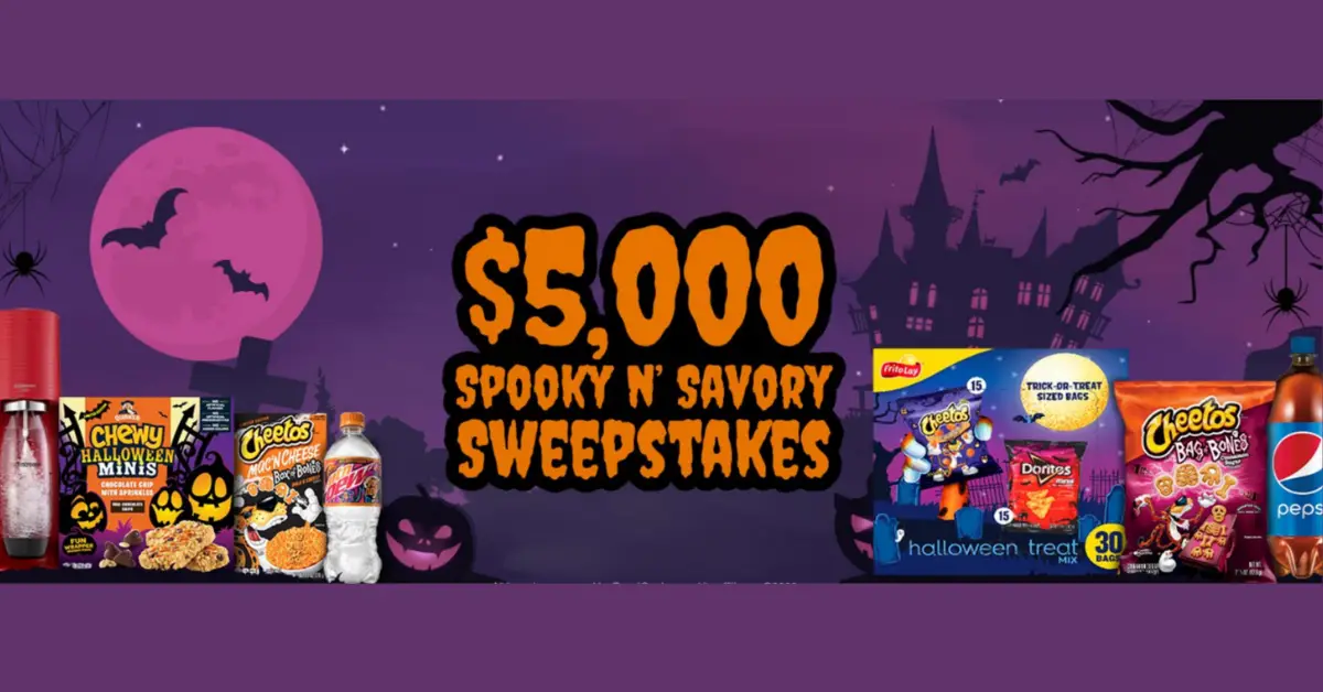 $5000 Spooky n Savory Sweepstakes