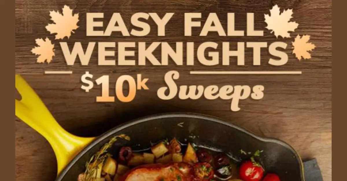 Easy Fall Weeknights Sweepstakes