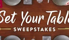 Set Your Table Sweepstakes
