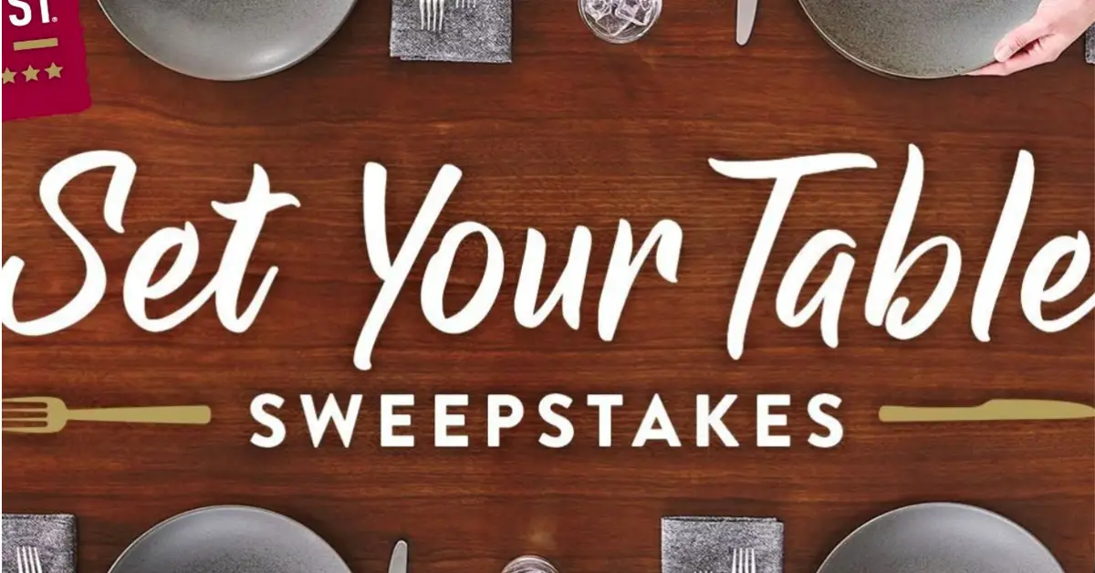 Set Your Table Sweepstakes