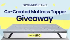 Sleep Zone Co Created Cooling Mattress Topper Giveaway