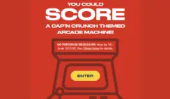 The Capn Crunch Arcade Instant Win Game