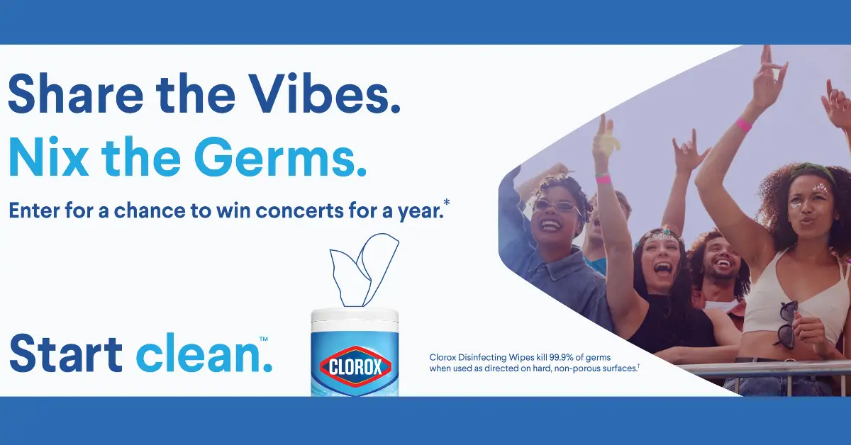The Clorox Thrill Of Live 2022 Sweepstakes