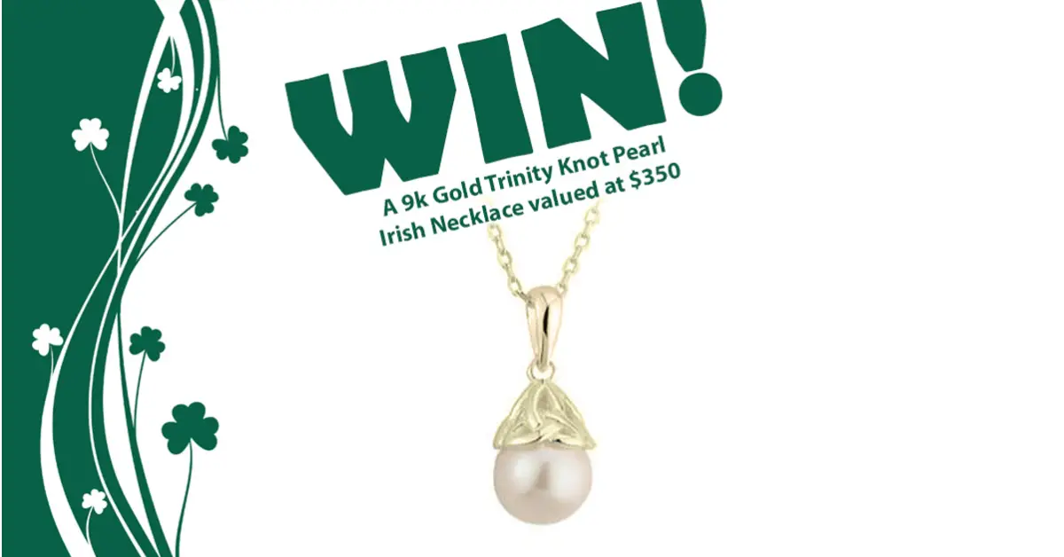 Trinity Knot Pearl Pendant Giveaway