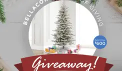 Bellacors Season Of Giving Vickerman Sierra Christmas Tree Sweepstakes