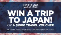 Inspiring Vacations Trip to Japan Giveaway