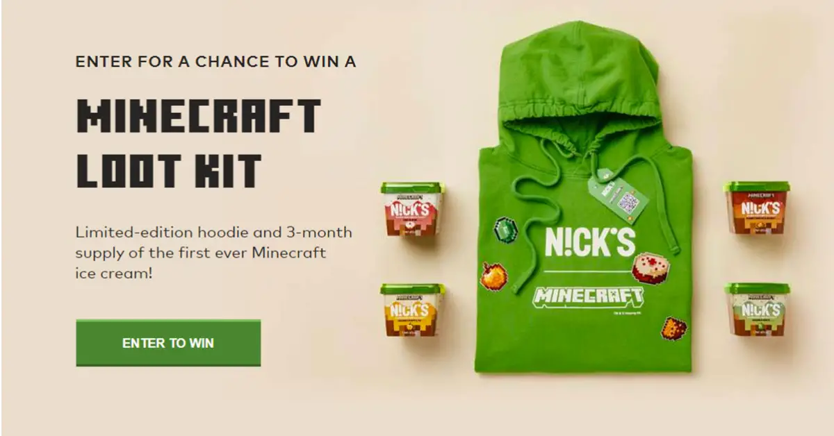 NICKS Minecraft Loot Kit Giveaway Sweepstakes