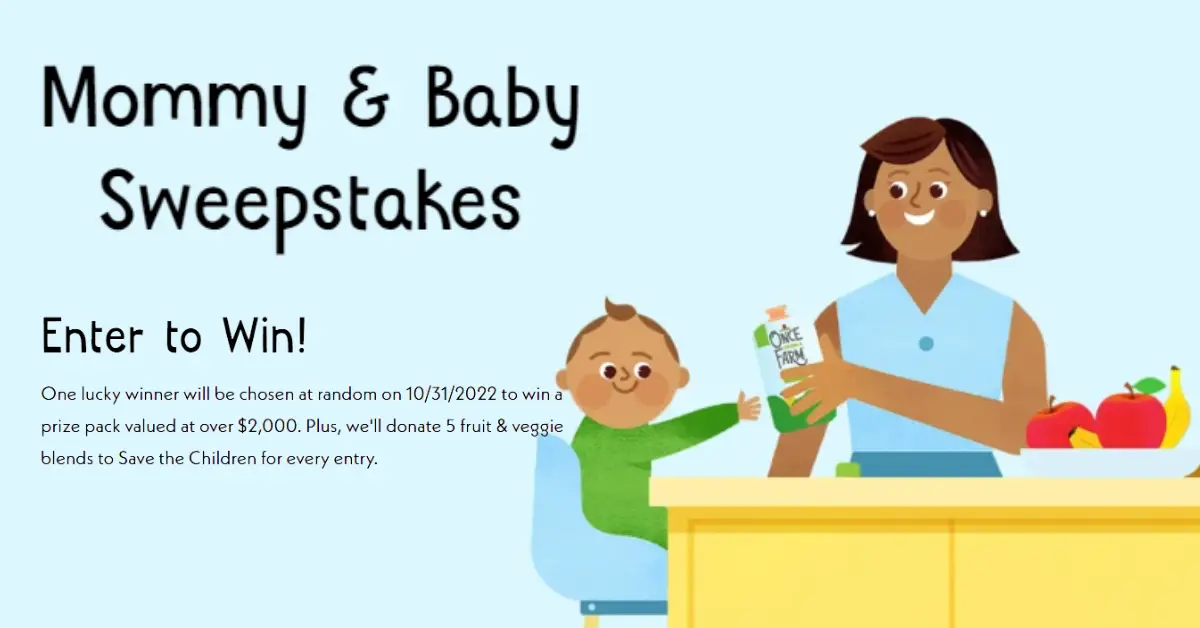Once Upon a Farm Mommy and Baby Sweepstakes