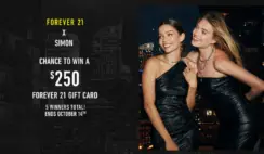 Simon and Forever 21 Sweepstakes
