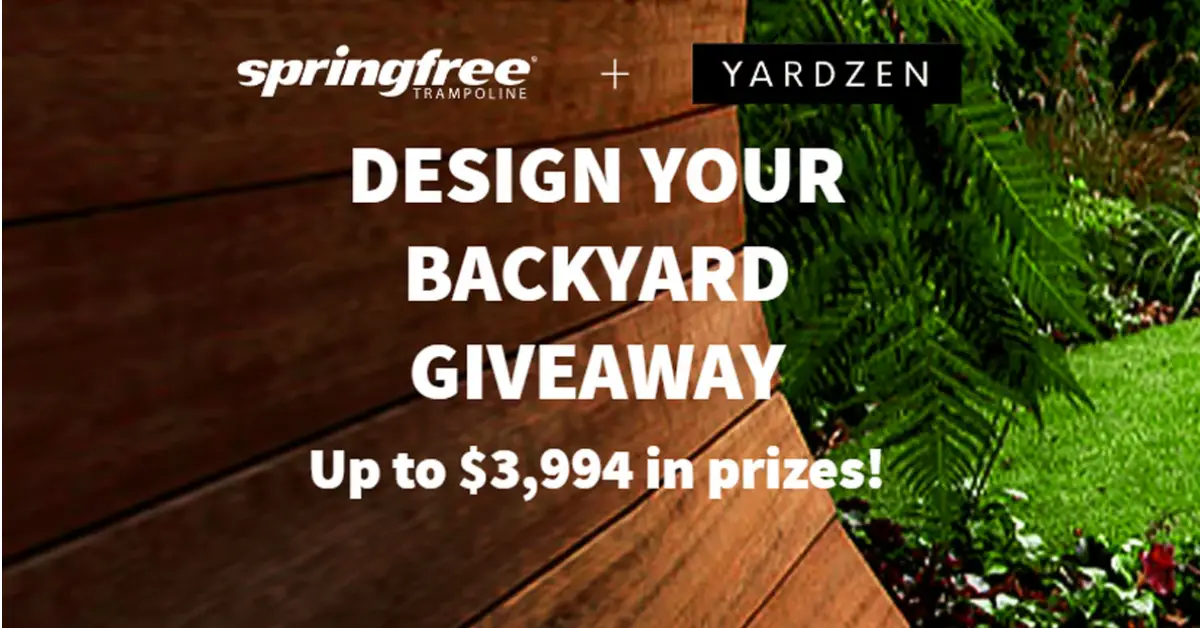 The Design Your Backyard Sweepstakes