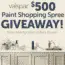 Valspar $500 Paint Shopping Spree Giveaway