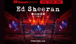 Win Your Trip to see Ed Sheeran on his Mathematics Tour Sweepstakes