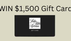 Win a $1500 SAKS Shopping Spree Sweepstakes