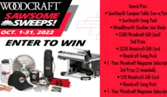 Woodcraft Sawsome Sweepstakes