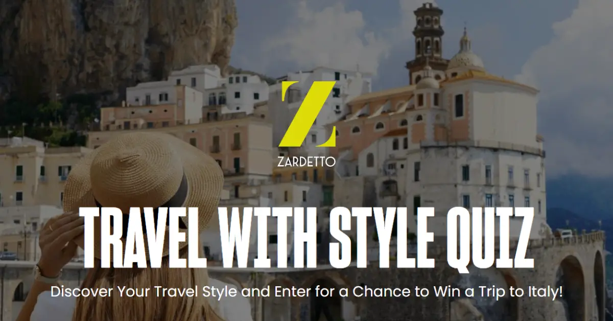 Zardetto Travel With Style Sweepstakes
