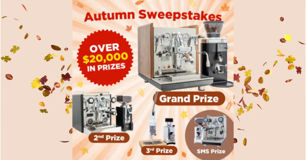 iDrinkCoffee Autumn Sweepstakes 2022