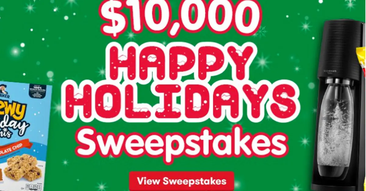 $10000 Happy Holidays Sweepstakes