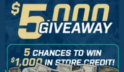 $5000 5 Winner Holiday Sweepstakes