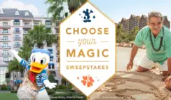 Disney Vacation Club Choose Your Magic Sweepstakes