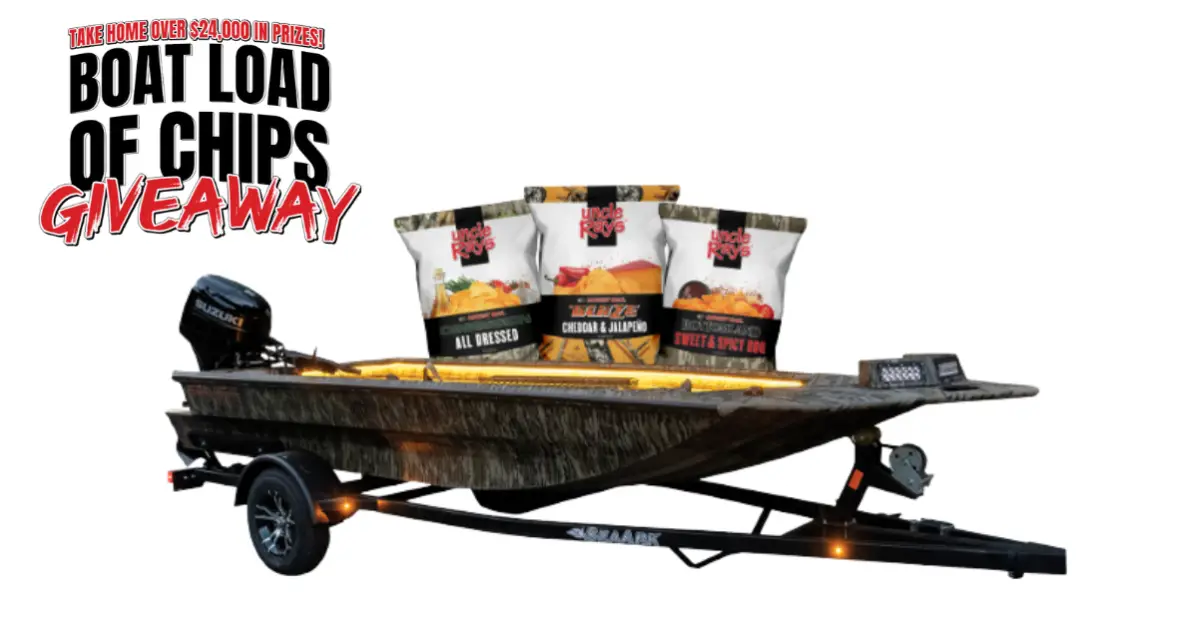 Mossy Oak Uncle Rays and Seaark Boat Load of Chips Giveaway