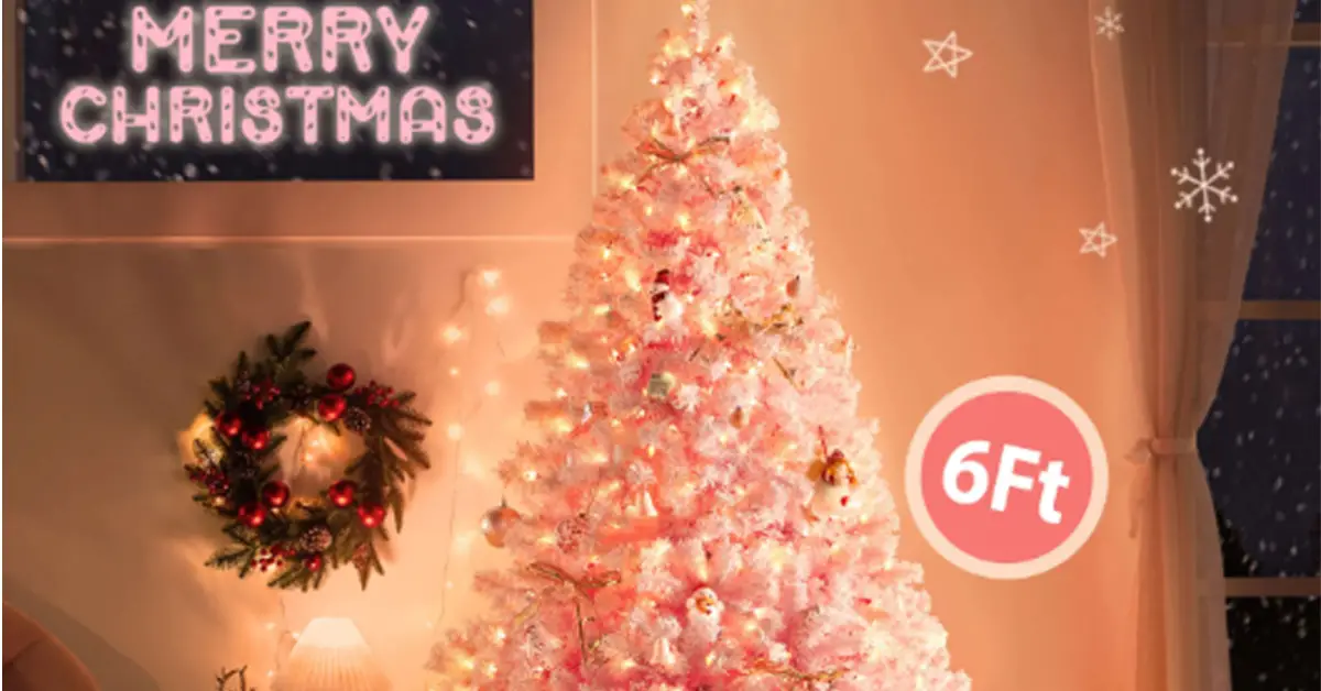 Pink Christmas Tree Giveaway