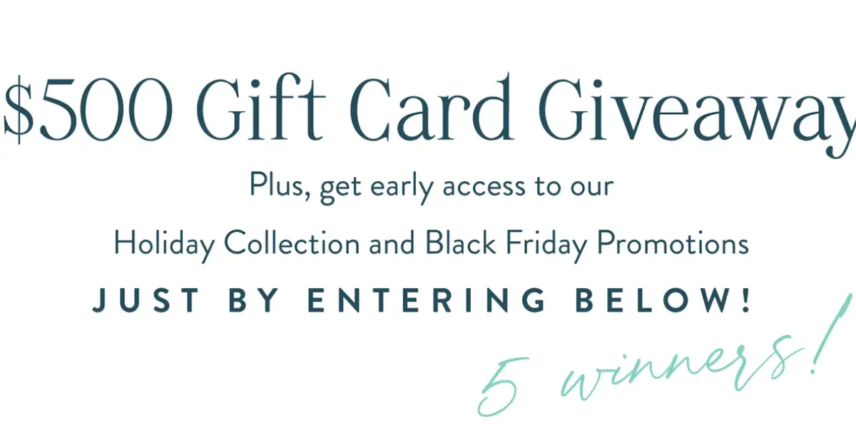 Shop the Mint $500 Gift Card Giveaway