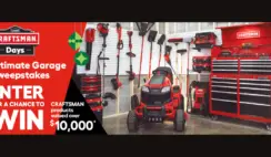The Craftsman Days Ultimate Garage Sweepstakes