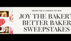 2022 Williams Sonoma x Joy the Baker Better Baker Holiday Gift Guide Sweepstakes