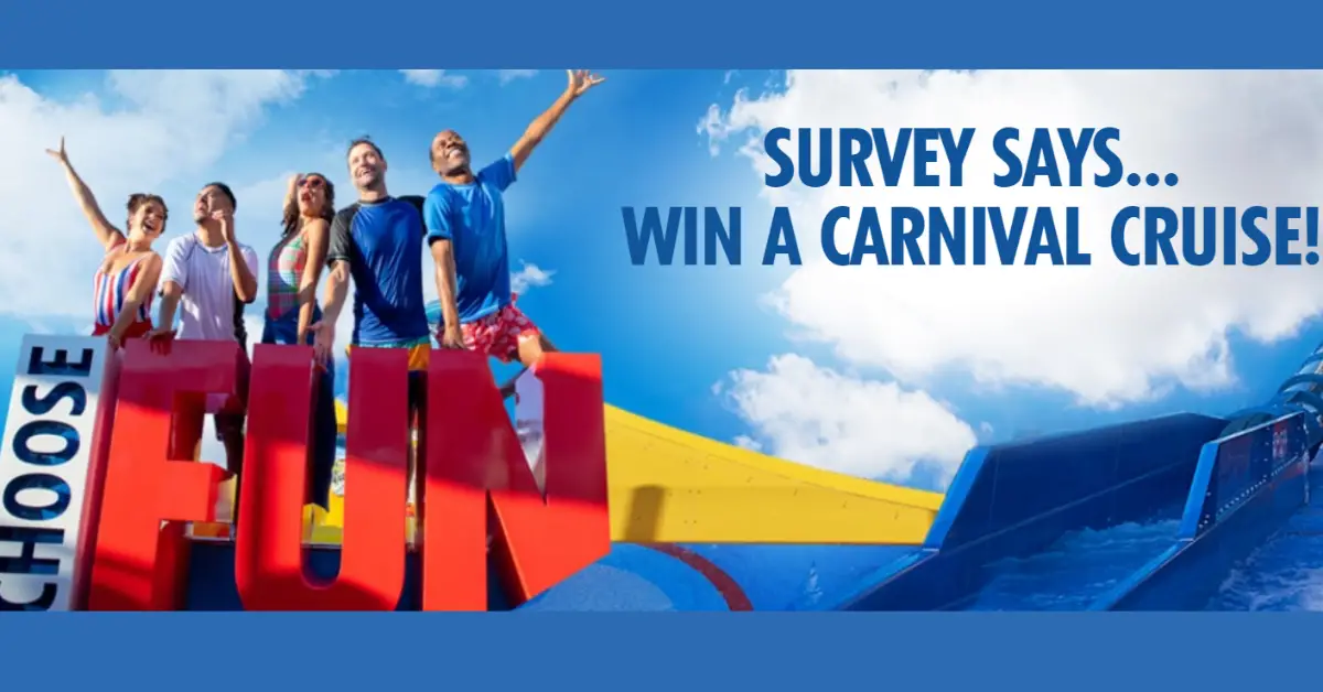 Carnival Family Feud Sweepstakes