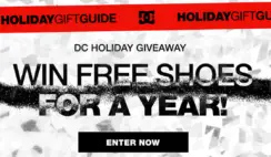 DC Shoes Win Shoes for a Year Sweepstakes