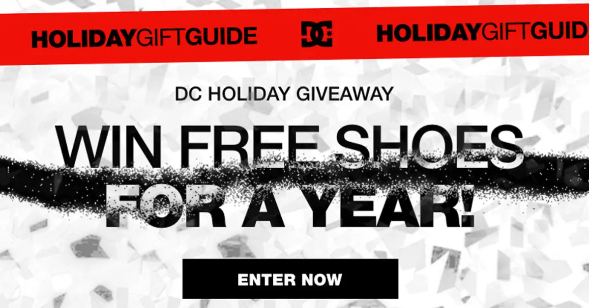 DC Shoes Win Shoes for a Year Sweepstakes