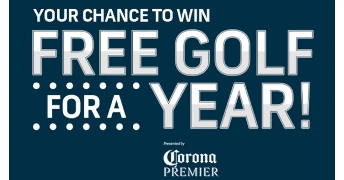 Free Golf for a Year Presented by Corona Premier Sweepstakes