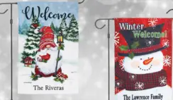 Holiday Garden Flag GIVEAWAY