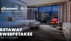 Los Angeles Rams Resorts World Getaway Sweepstakes