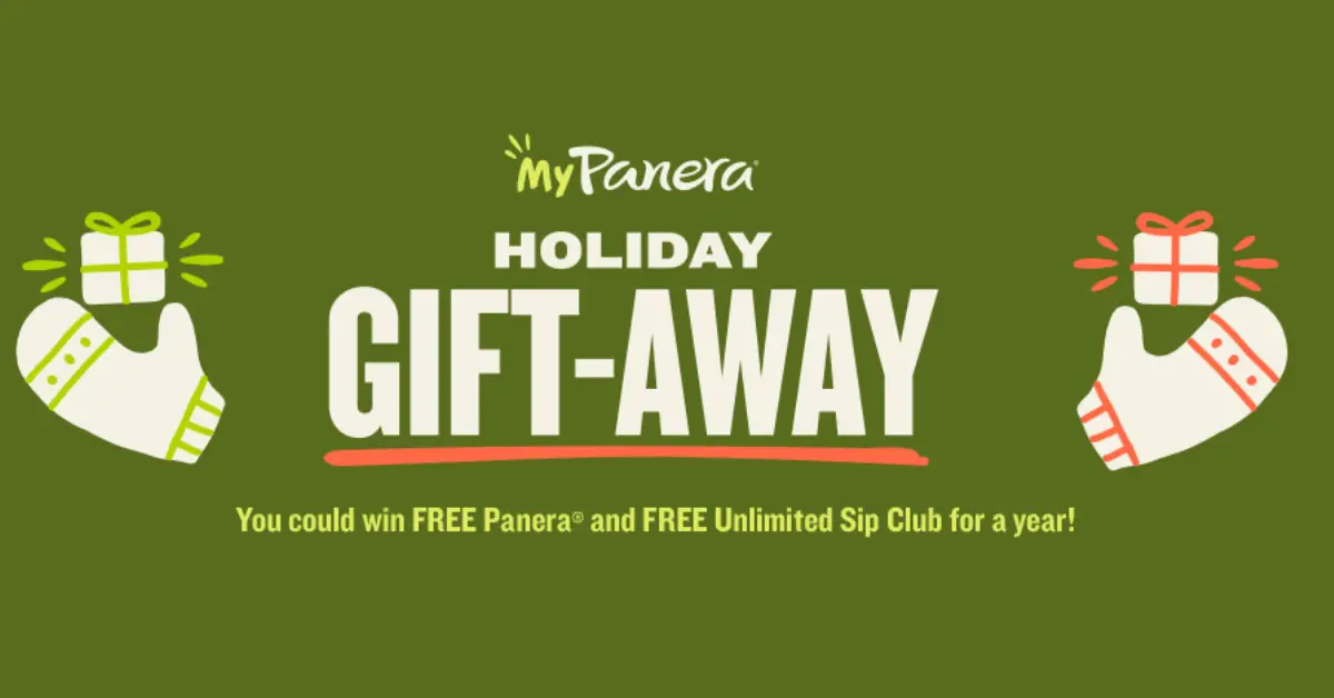 MyPanera Holiday Gift Away Sweepstakes and Instant Win Game