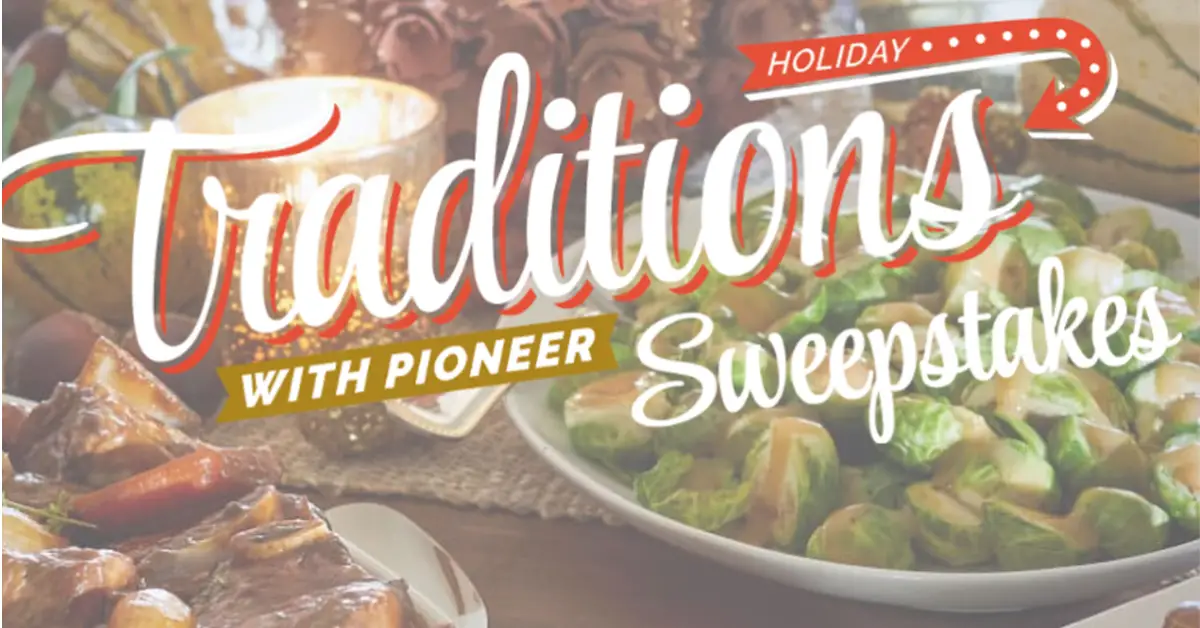 Pioneer Holiday Traditions Sweepstakes