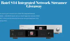 Rotel S14 Integrated Network Streamer Giveaway