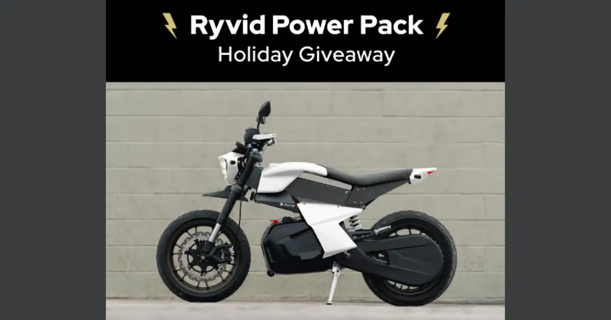 Ryvid Anthem Holiday Sweepstakes