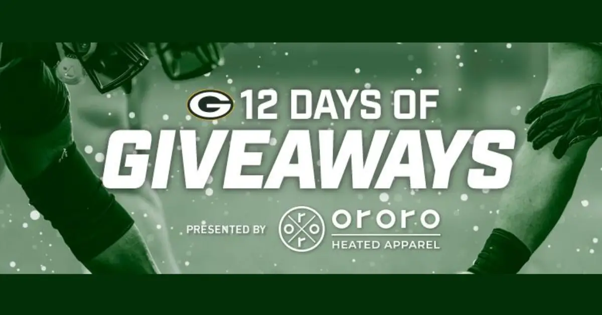 The 2022 Packers 12 Days of Giveaways Sweepstakes